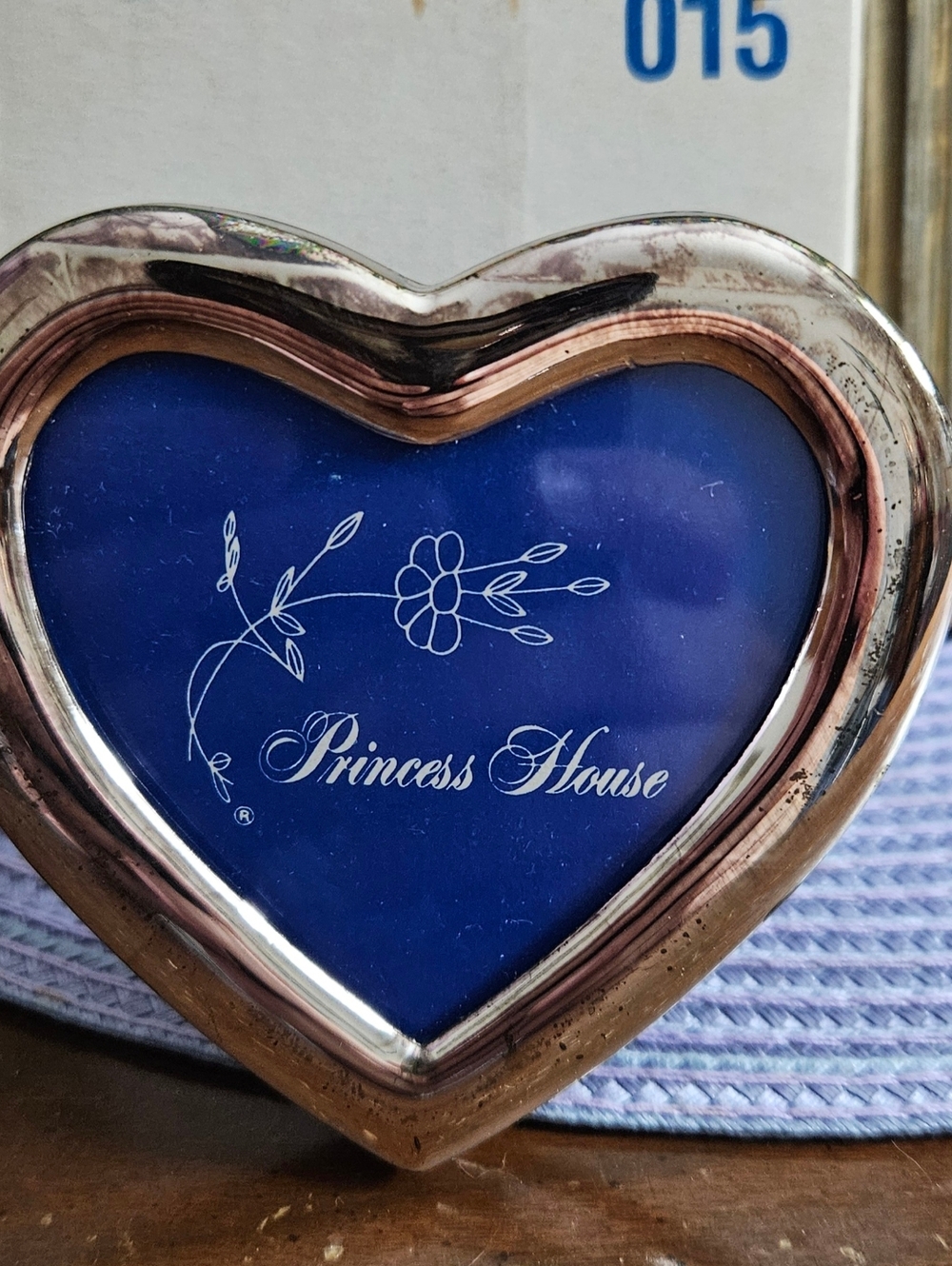 Princess House Silverplated Heart Frame